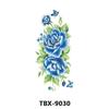 1 coli impermeabil, dar detașabil, tatuaj temporar colorat tatuaj cu flori