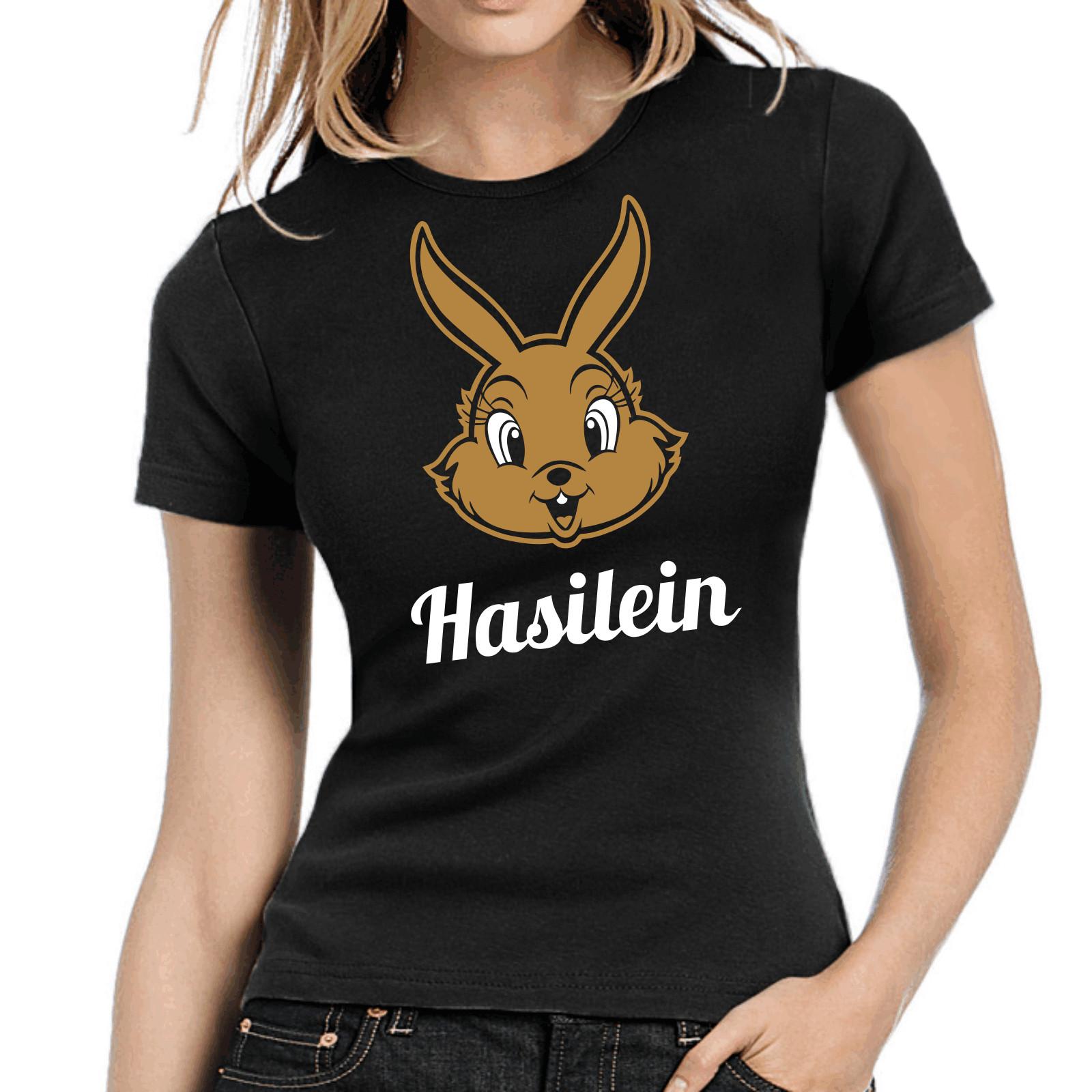 Hasilein Bunny Rabbit Rabbit Bunny Fun Cute Comedy Lady Ladies Girlie T-Shirt Mens Womens Tees Top 3XL