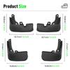 4PCS Car Mud Flaps Splash Guards Mudguards Car Mud Flaps Compatible with Mazda 3 BM Sedan 2014 2015 2016 2017