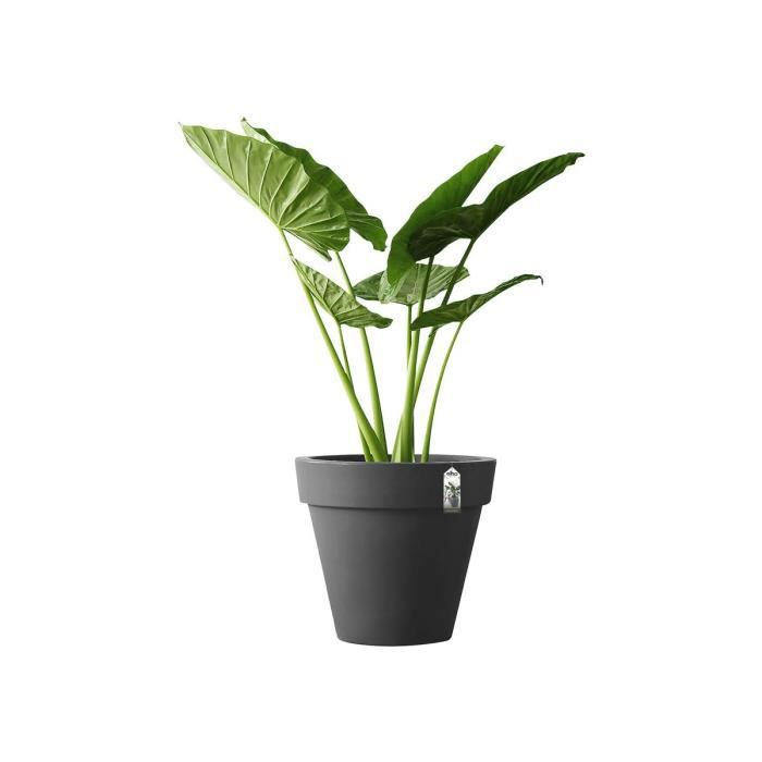 ELHO Round Pure Flower Pot - Ø39 X 35.7 Cm - Anthracite