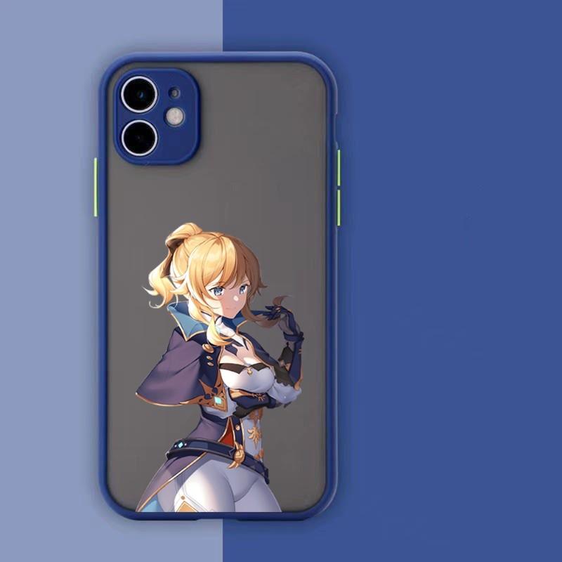 Cute Girl Jean Genshin Phone Case For IPhone 14 13 12 11 Mini Pro Max XS X Max XR 8 7 Plus SE 2022 Skin Color Phone Cover