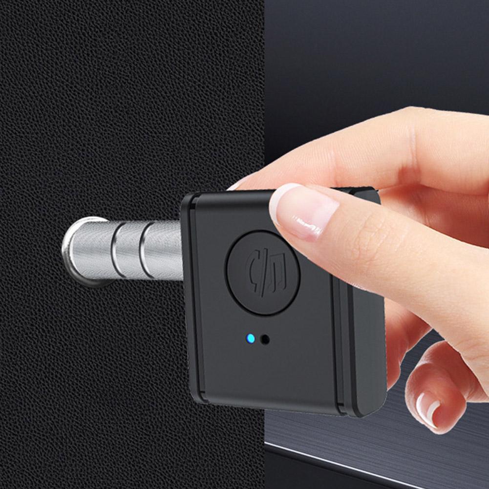Aux Receiver Wireless Car Bluetooth Adapter 3.5mm To 3.5mm Jack Audio Music Mic Handsfree Adapter For Car Speaker Bluetooth 5.3