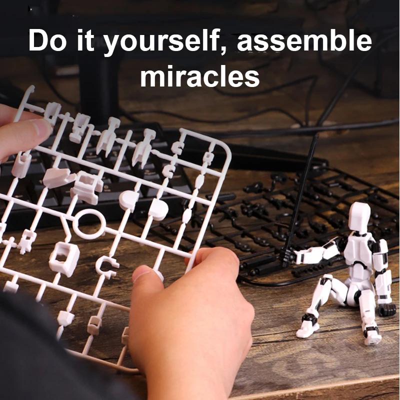 Creative Multi Jointed Movable Shapeshift Robot 30 3D Printed Mannequin Dummy Action Model Doll Toy