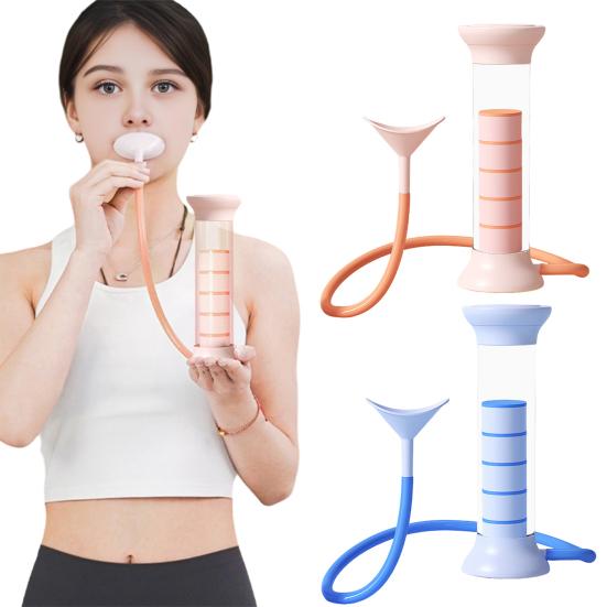 Dechové cvičení Abdominální svalový trenažér Hluboké dýchání Činka Muži Ženy Dospělí Zařízení pro trénink kapacity plic Zařízení pro cvičení středu těla