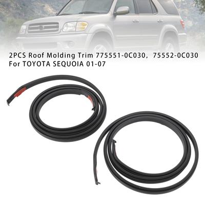 2 PIÈCES Moulure de Toit 75551-0C030 75552-0C030 Pour TOYOTA SEQUOIA 01-07