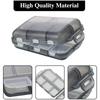 New Hot Premuim Portable 10 Grids Pill Cases Small Organizer Box Weekly Travel Pill Case Container for Vitamin Fish Oil Daily