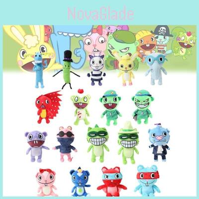 Przytulna pluszowa zabawka Happy Tree Friends Flippy Super Miękkie wypełnienie z bawełny PP