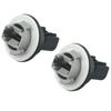 2 Parking Light Bulb Sockets for Jeep Compass 2007 2017 OEM 68000686AA 645504 Replacement Parts Made of ABS Material