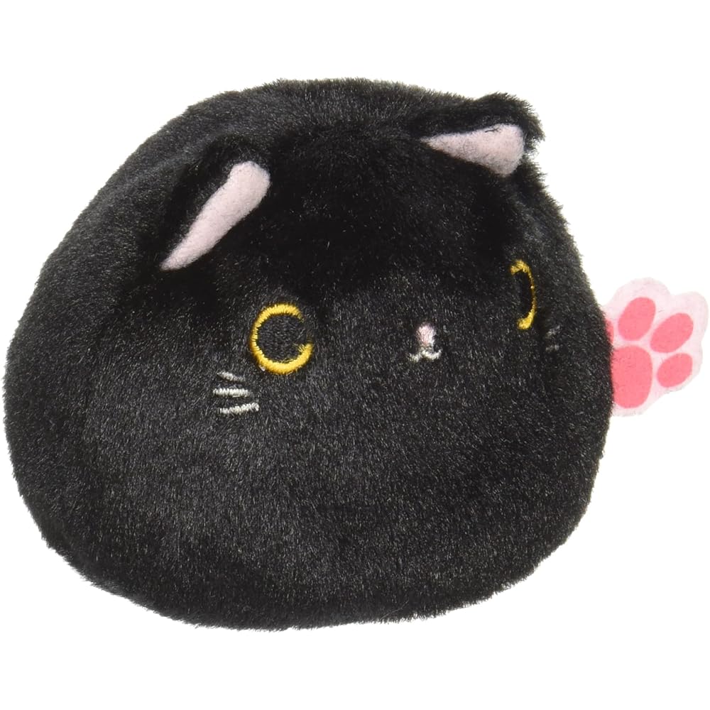 San-Ei Trading Original Cat Plush Toy Black 7.5x6x7cm Animal