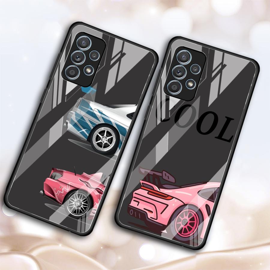 Case for Samsung Galaxy A56 A35 A25 A51 A52 A73 A34 A15 A50 A16 A02 A14 A30 A21 A06 A36 A71 A13 A20 A12 A10 Phone Cover Cool Car