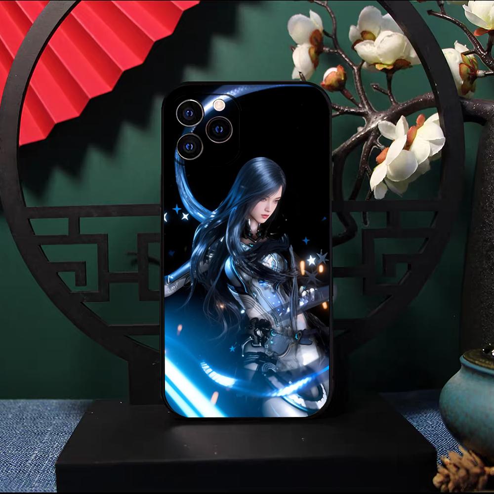 Game Raven Stellar Blade Phone Case For IPhone 17 Pro Max 16 15 14 Pro Max 13 11 X Xs Xr 8 7Plus Silicone Cover
