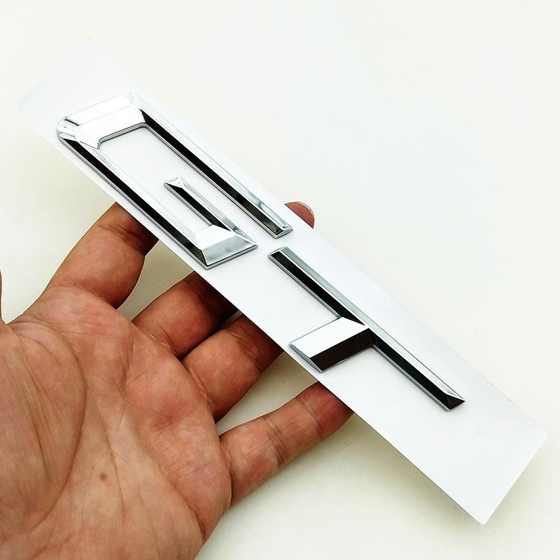 3D ABS Logo GT Emblem Letters Badge Car Rear Trunk Sticker for F34 E36 E39 E46 F07 G32 650 535i 630i 3 5 6 Series GT Accessories