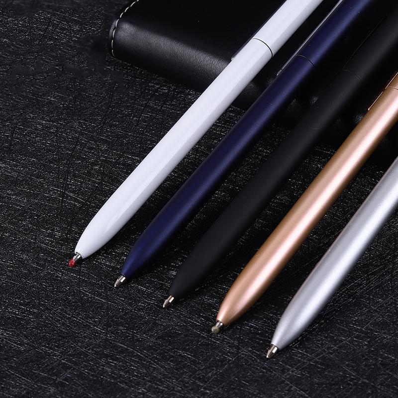 Penna a Gel Rotante in Metallo Penna Segnatrice con Ricariche per Penne Segnatrici Metalliche Xiaomi 0,5 MM Scrittura Fluida Sobria Elegante e Solida Ufficio Business