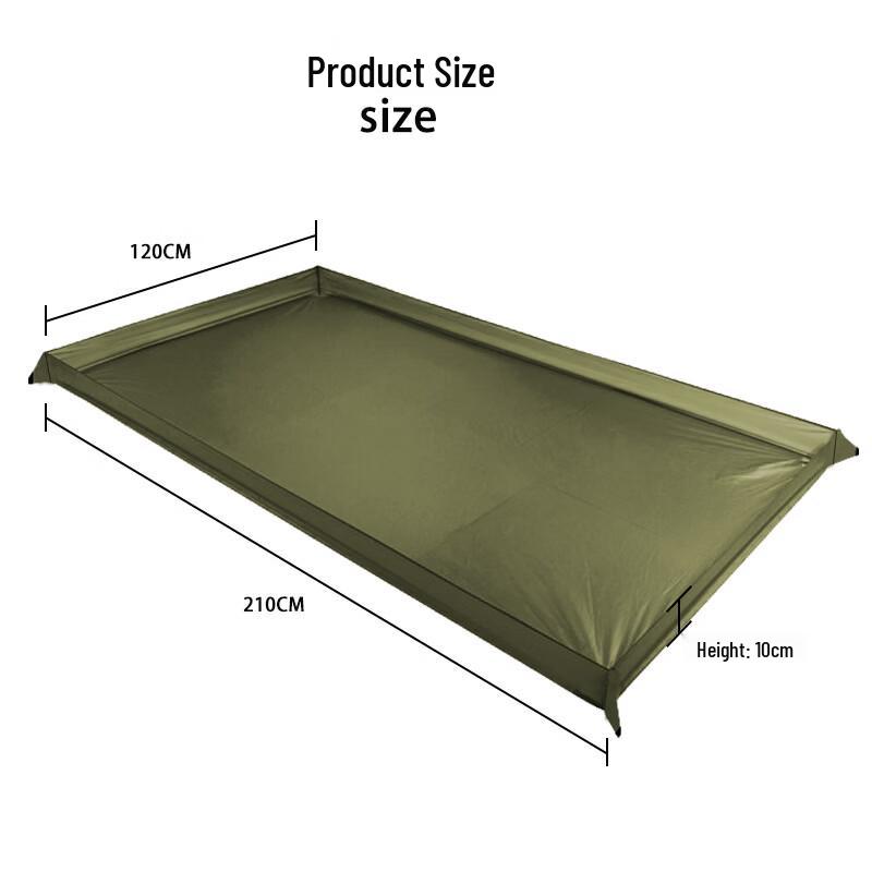 ZISIZ Outdoor Oxford-Stoff Campingmatte & Badewanne
