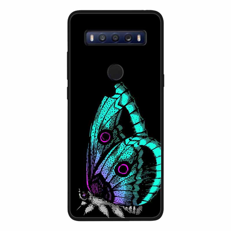 Para TCL 10 SE Funda Suave de Silicona Fresca y Moderna Para TCL 10SE T766U T766H Tapa Trasera TCL10SE TPU Protectora para Teléfono Fundas