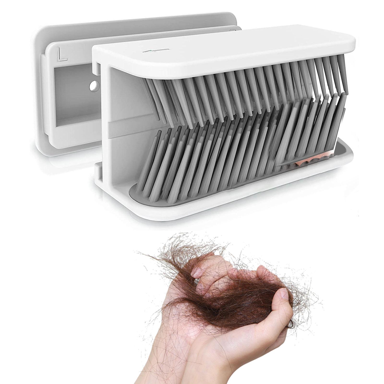 Silicone Hair Stopper Collector Disassemble Easy Installation Shower Hair Catcher Bathroom Tub Strainer Snare White #1