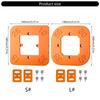 8mm Phenolic Board Woodworking Corner Guides Forming Tool, with 4 Measurements Suitable for Professional & Hobbyist Use