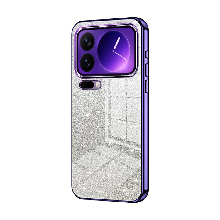Gradient Glitter Powder Electroplated Phone Case