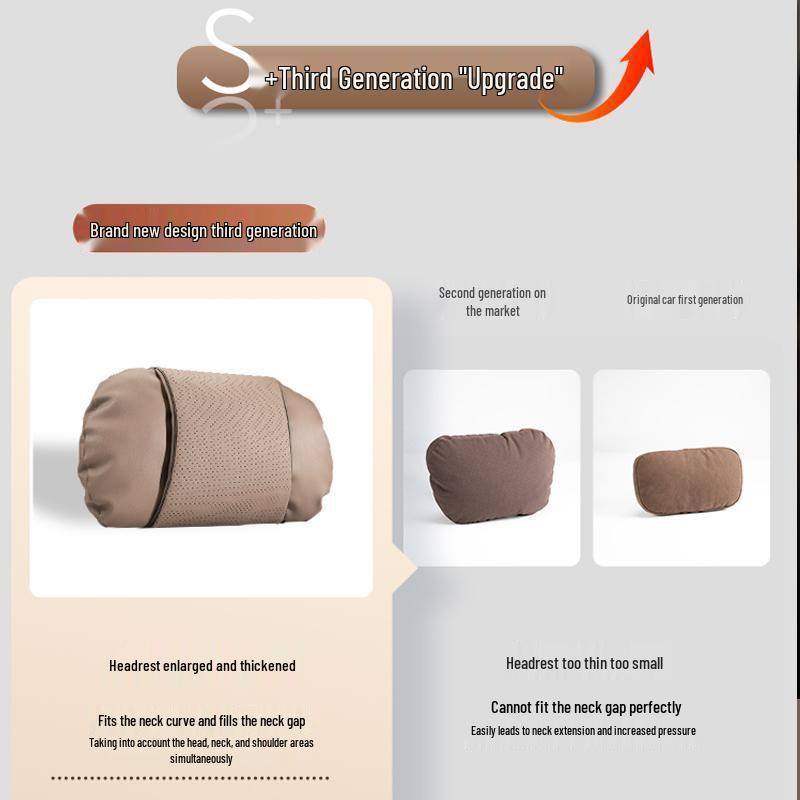 Alphard & Vellfire Neck Pillow and Lumbar Support Cushion for Car Interiors