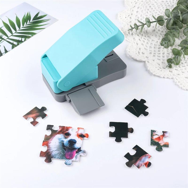 M-Modern-DIY Puzzle Making Machine With 10 Adhesive Foam Boards 12.7X8cm Jigsaw Puzzle Paper Punch DIY Tools