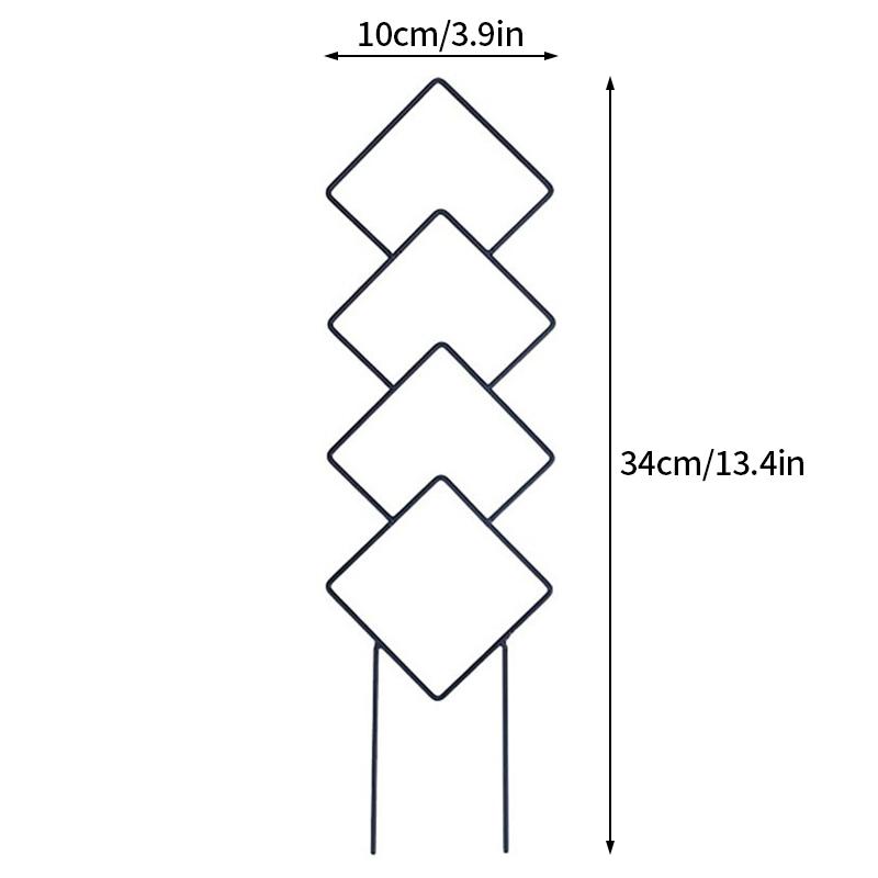 Green Plant Climbing Support Frame Iron Fixing Rods Stand Garden Flower Potted Plant Support Bracket Plant Accessories