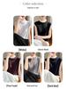 2026 Spring/Summer Women's Color Block Tencel Wool Organza Sleeveless Knit Vest