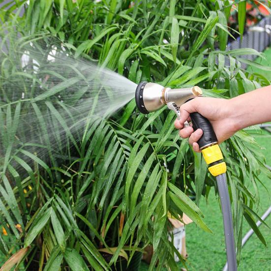 Heavy Duty Hose Nozzle 9 Adjustable Spray Patterns Hose Sprayer
