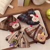 Plaid Cloth Shark Clip Cartoon Hairpins Fashion Cloth Hair Claws  Party Hair Accessories