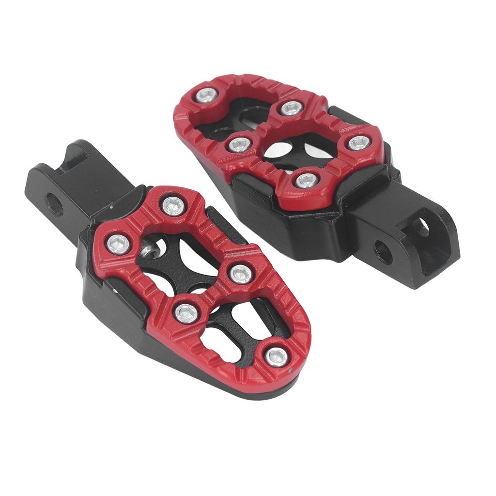 Motorcycle Foot Pegs Aluminum Alloy Fadeproof Universal Anti Slip Motorcycle Rear Foot Rest Pedal