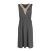 Women's Summer Color V-Neck Lace Sleeveless Casual Dress