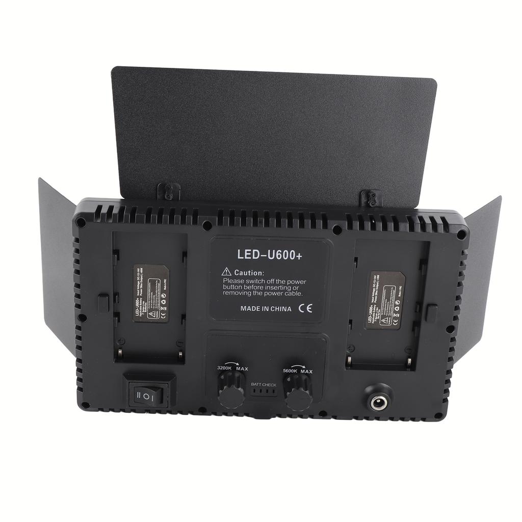 LED Video Light Professional Photography Light Panel 480PCS Bright Light Beads Adjustable BiColor Temperature 3200