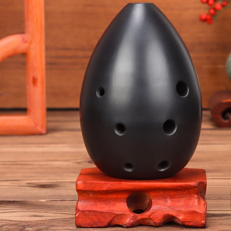 Flet ceramiczny Instrument Profesjonalna Gra Osiem Dziur Typ Gruszkowy Xun Wiatr Narodowy Starożytne Instrumenty Muzyczne Flet