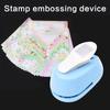 New Stamp Border DIY Punch Stamp Shape Craft Punch Embossing Machine Round Hole Punch Toothed Puncher Embosser Color Random