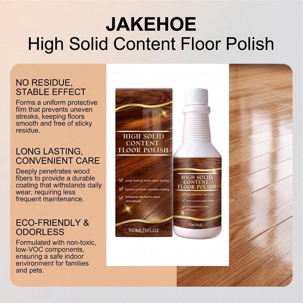 150ml Wood Floor Restorer & Scratch Repair, Gentle Liquid Polish for Hardwood Laminate, Restore Shine & Remove Scratches