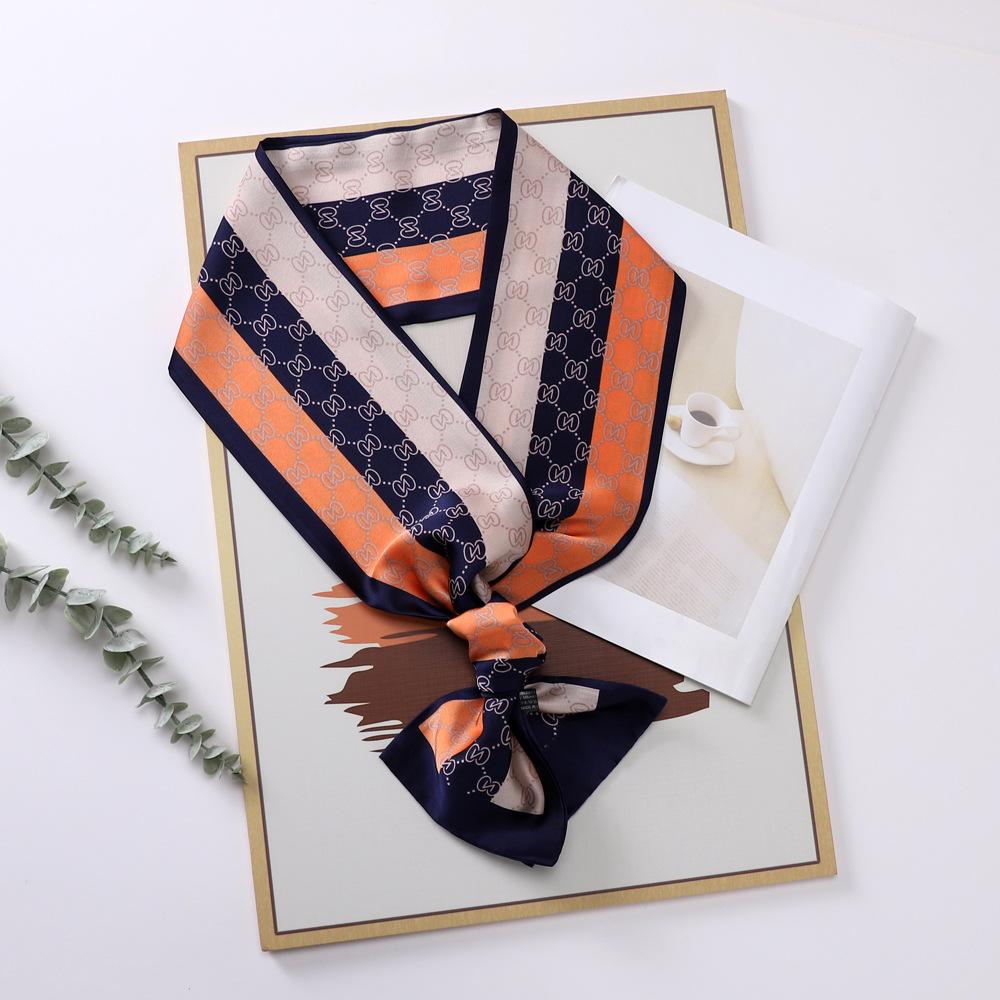 Kleine Und Vielseitige Schals Für Damen Schmale Und Kleine Schals Haargummis Temperamentvolle Bänder Schals Und Schals