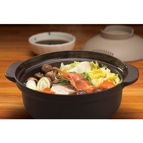 MI Creations KB-700 Microwave Cooking Pot, Brown, 1.5L, Made In Japan, Single-Serving Pot