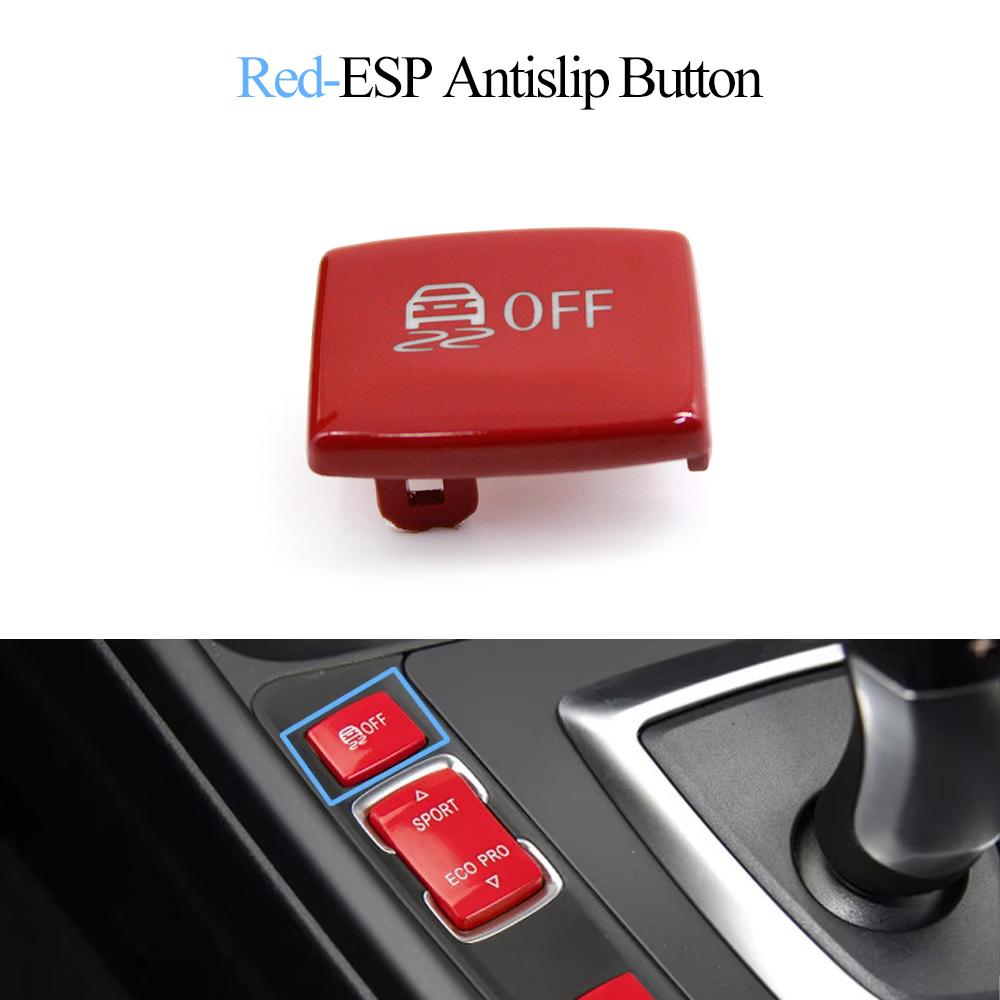 Interior Console ESP Antislip Switch Sport Buttons Radar Sensor Button For BMW F20 F21 F22 F23 F30 F31 F34 F35 F32 F36 Black Red