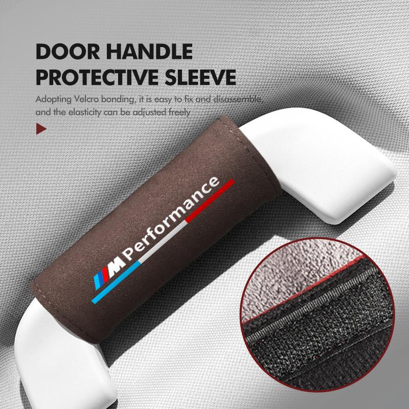For BMW Universal Car Door Pull Handle Anti-Wear Protection Cover 1 2 3 5 7 Series X1 X2 X3 X4 X5 X6 G20 G30 G11 G12