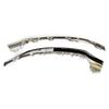 3Pcs Front Bumper Chrome Trim Molding Fit For Mercedes W218 CLS400 550 2015-18