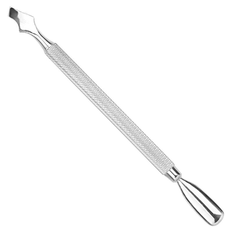 Premium Stainless Steel Double-Ended Nail & Cuticle Pusher