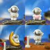 Cute Resin Astronaut Figurine Unique Home Decor Space Theme Cake Topper Accessory