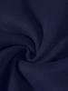 Navy Blue Hoodie Bow Print Loose Casual Sweatshirt Long Sleeve Pullover Hooded Tops For Autumn Winter Streetwear