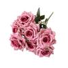 41Cm 7 Forks Silk Screen Rose Artificial Flower Wedding Living Room Decoration Road Guide Bouquet, Artificial Flower