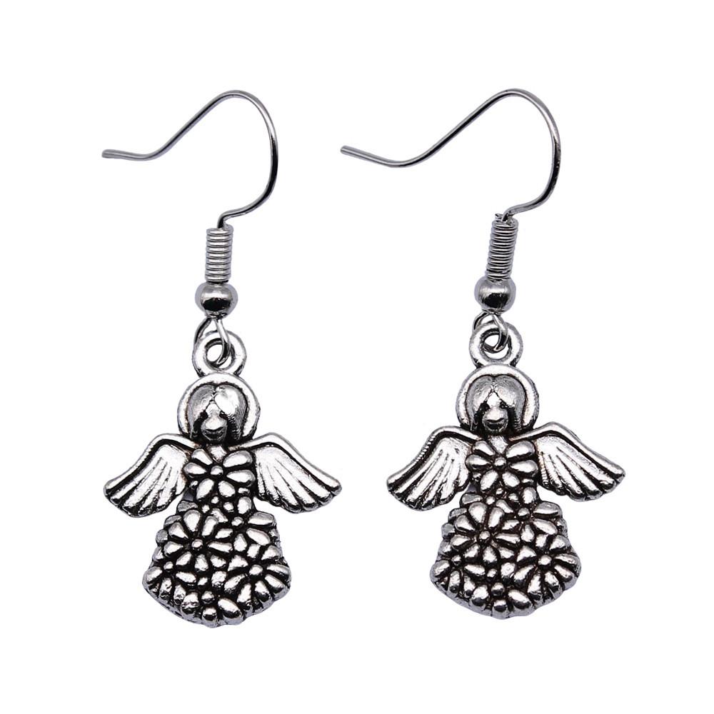 Modern High-Quality Angel Wings Drop Earrings Stunning Mother's Day Gift for Wedding Guest