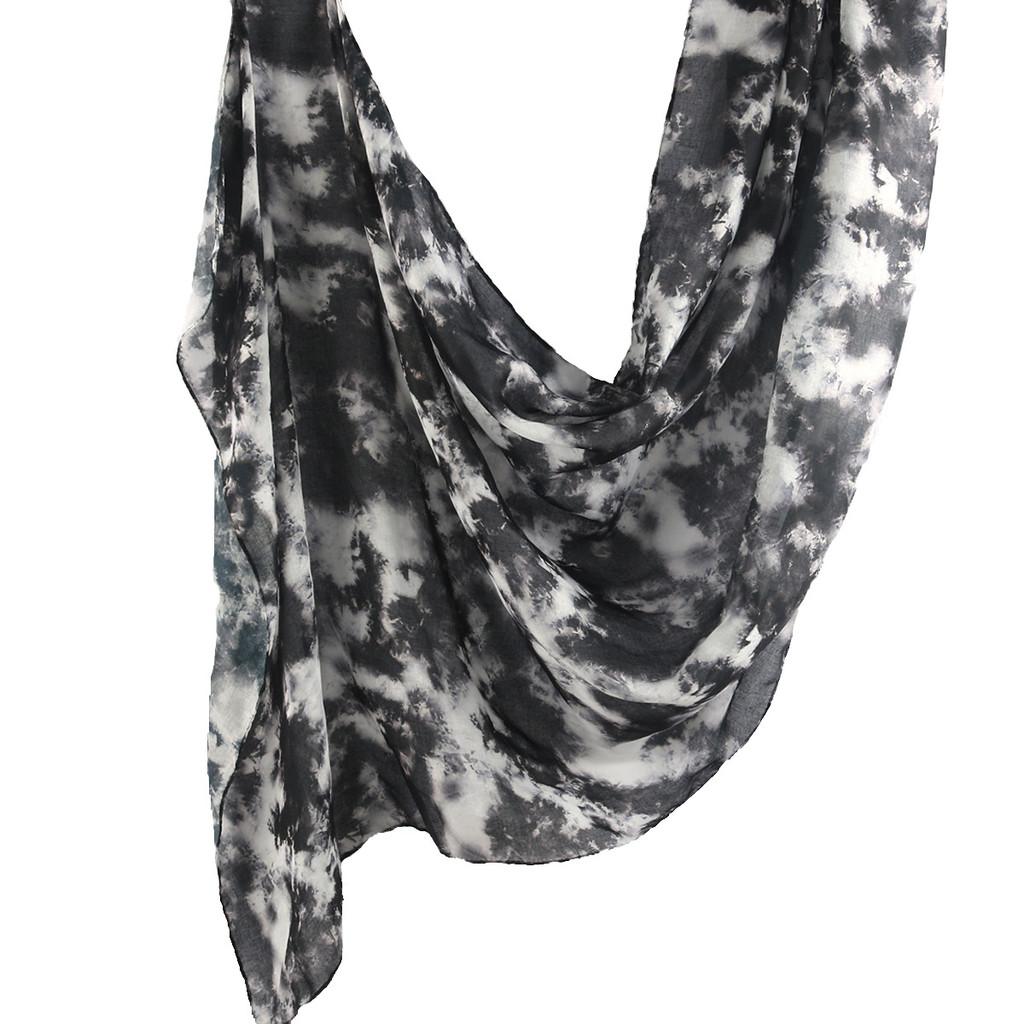 Cotton Tiedye Scarf With Sun Protection And Warmth For All Seasons