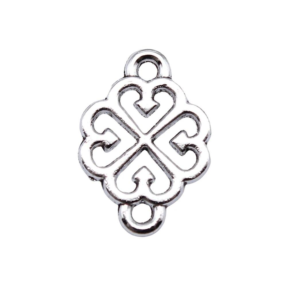 Composants de connecteur de fleur Charm de sac Cadeau pour la fabrication de bijoux