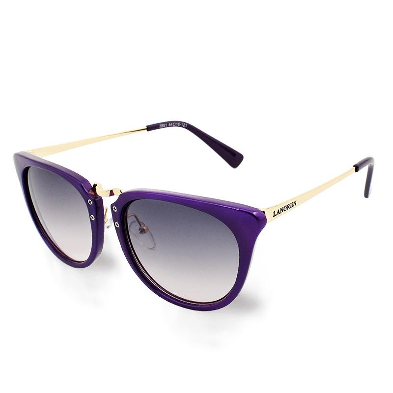 

2025 Fashion Classic Vintage Sunglasses Women Cat Eye Shades For Girls Decorate Metal Ladies 7852 Sun Glasses Female Eyewear