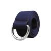 1Pc Nylon/Alloy Casual Solid Color Fashion Double D-ring Buckle Wide Belt Men/Women Jeans