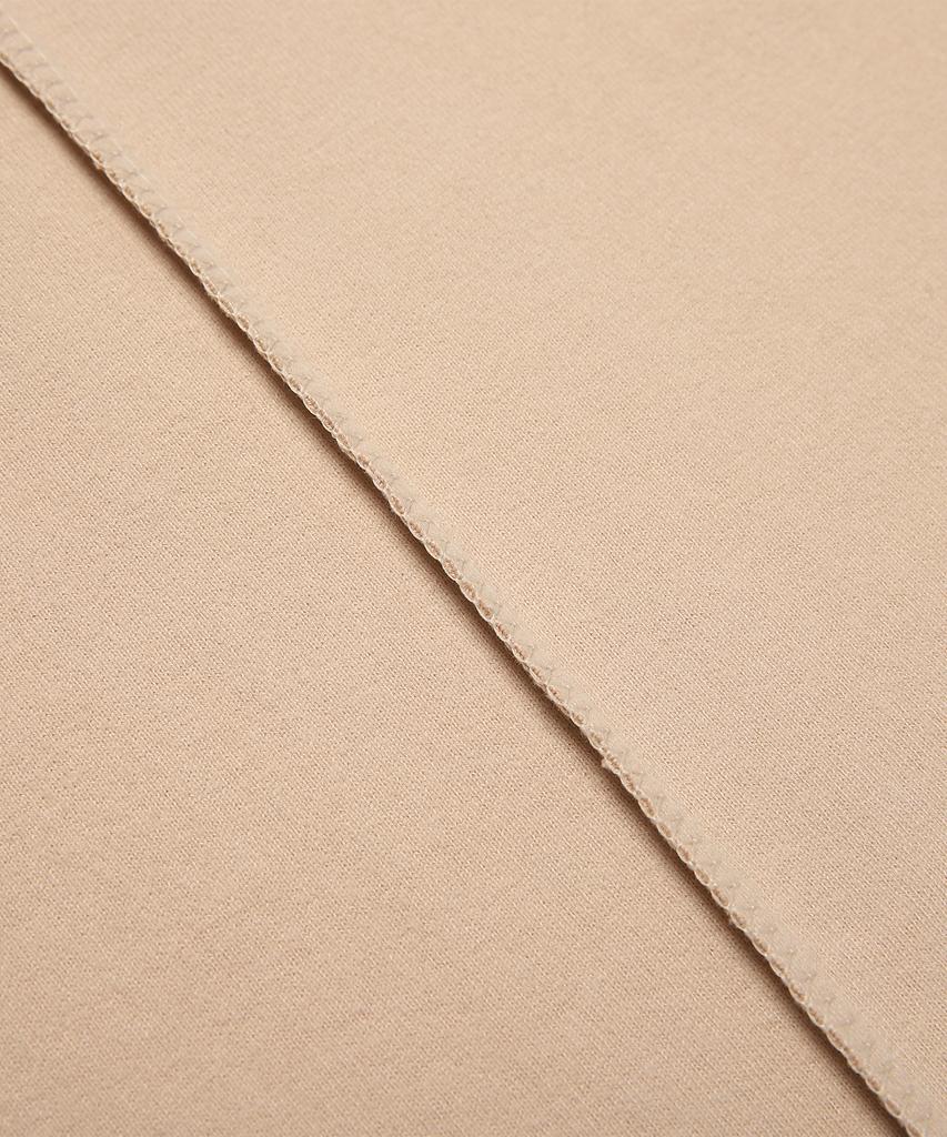 Illedis Half Cutting T-Shirt Beige