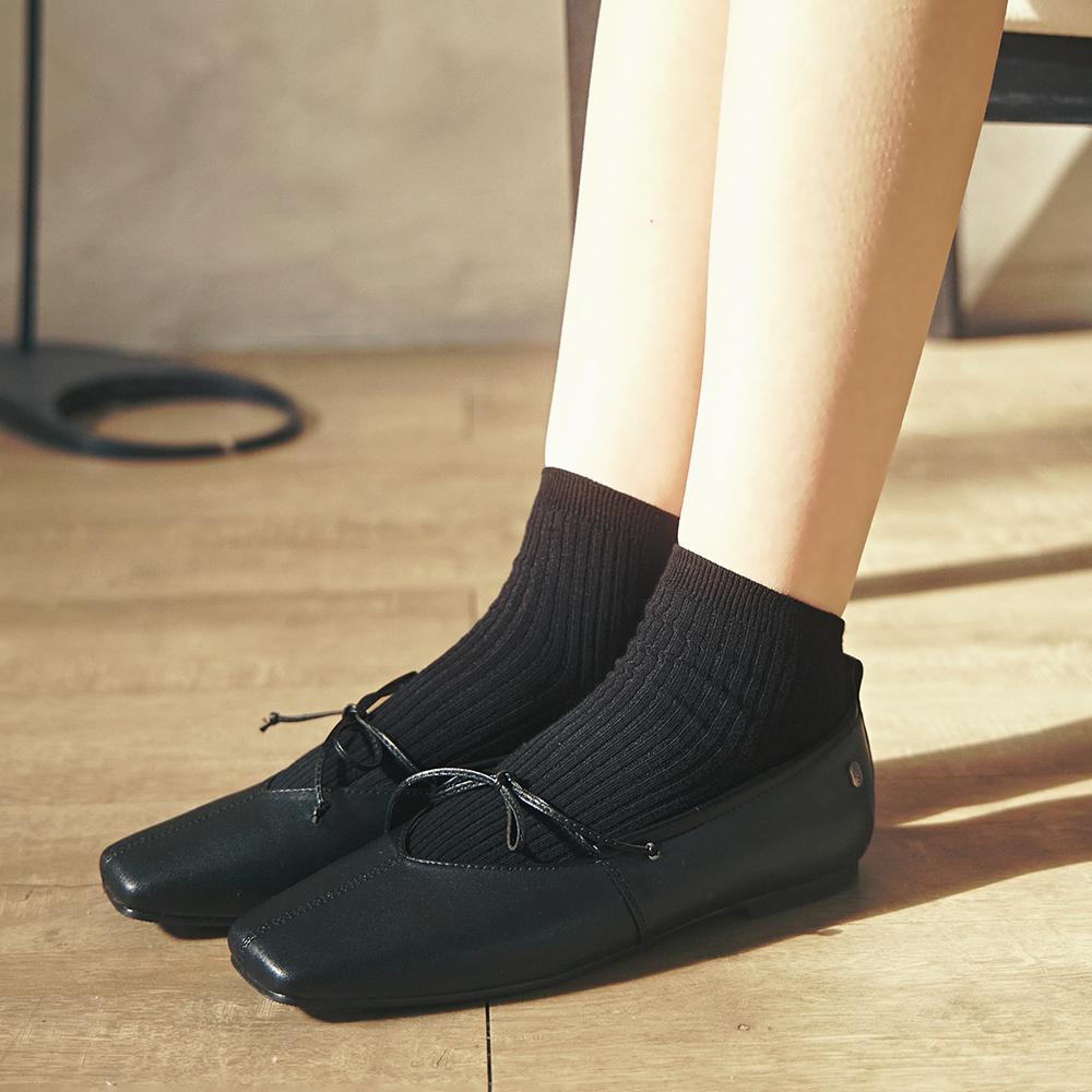 Bialicheu [2Pack] Mango Ribbed Ankle Socks 2 Colors